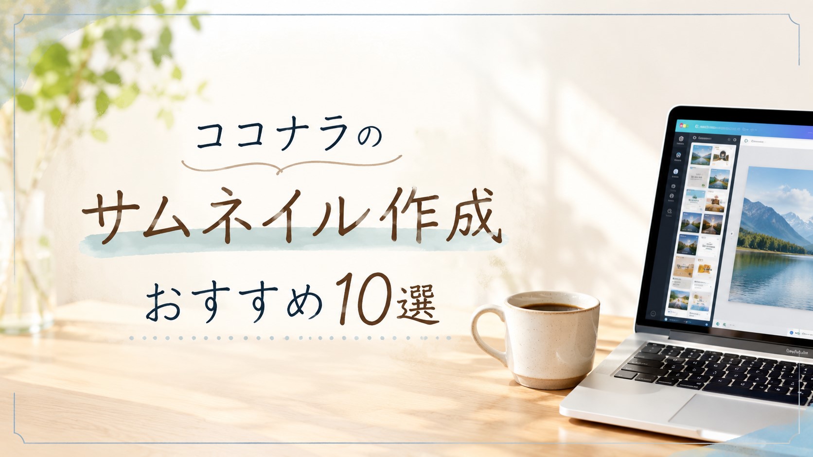 ココナラのサムネイル作成おすすめ１０選