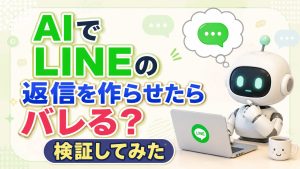 AIでLINEの返信を作らせたらバレる？検証してみた
