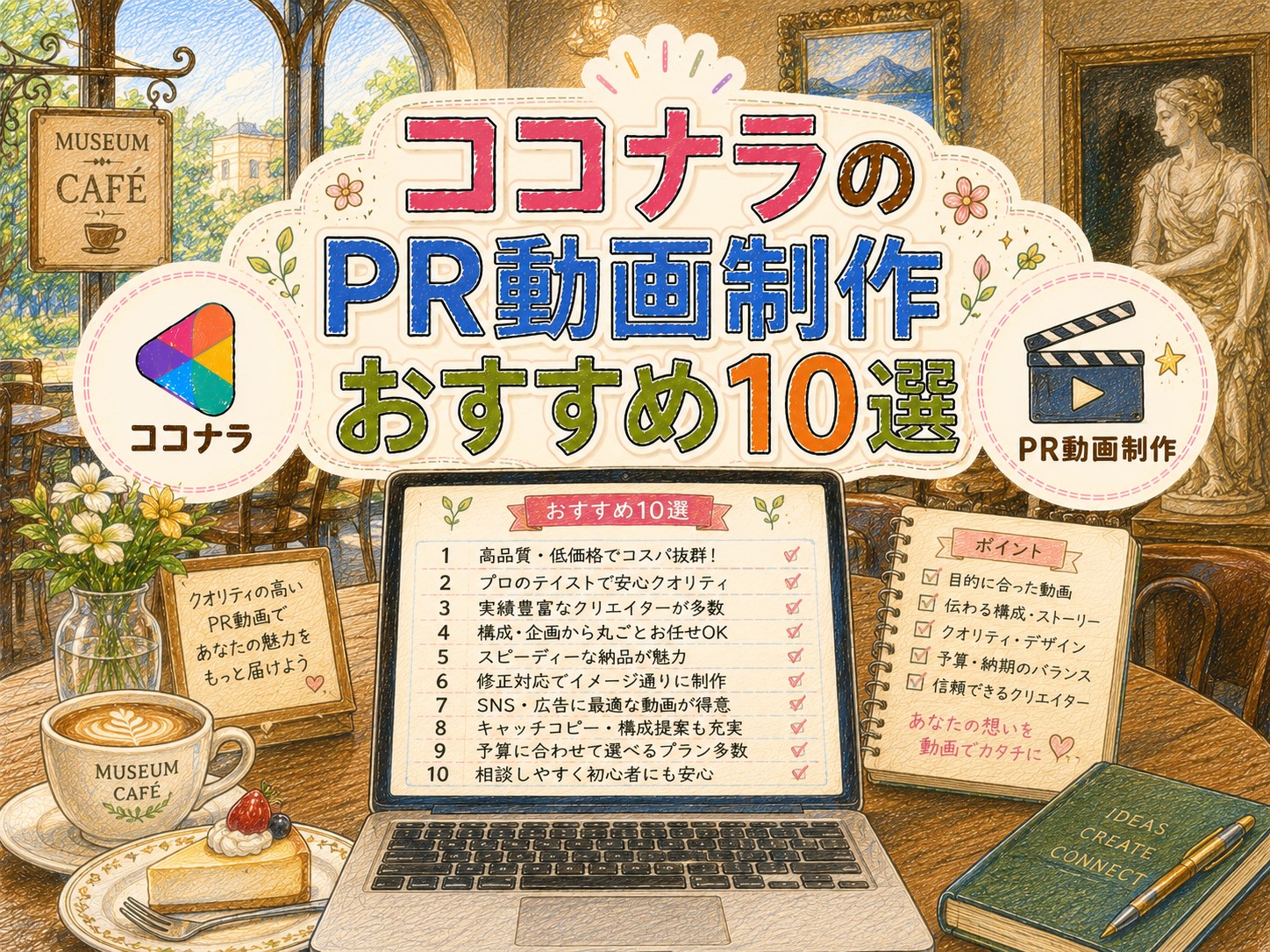 ココナラのPR動画制作おすすめ10選