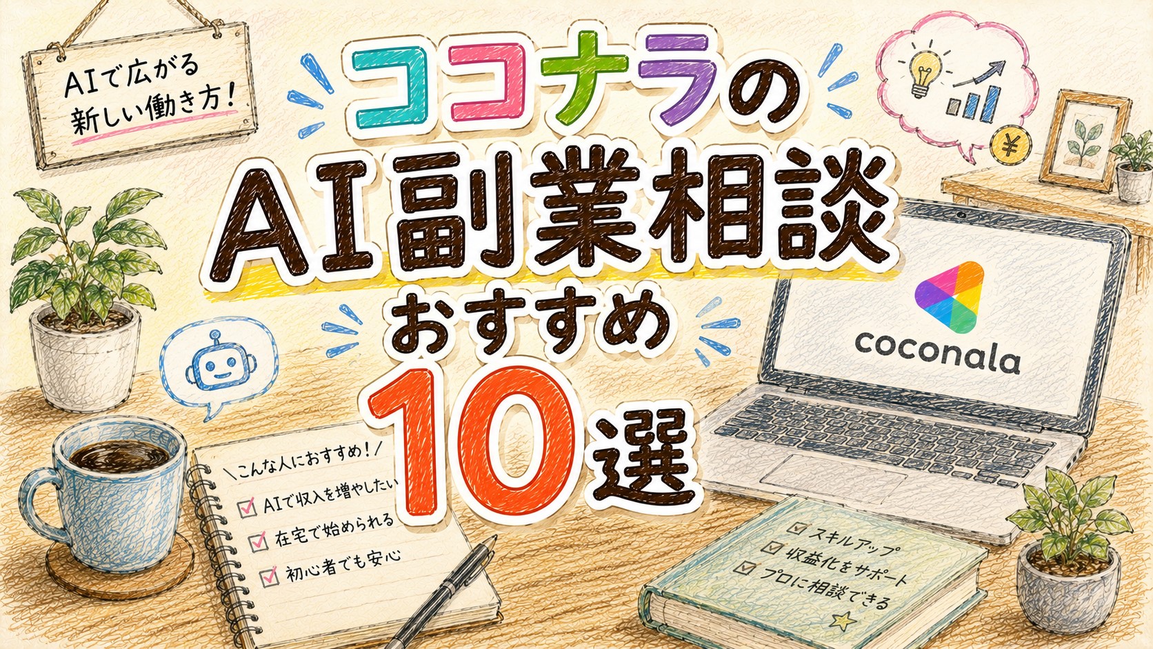 ココナラのAI副業相談おすすめ10選