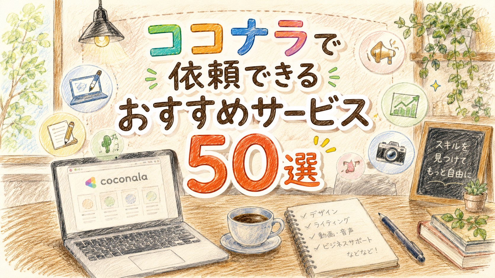 ココナラで依頼できるおすすめサービス50選