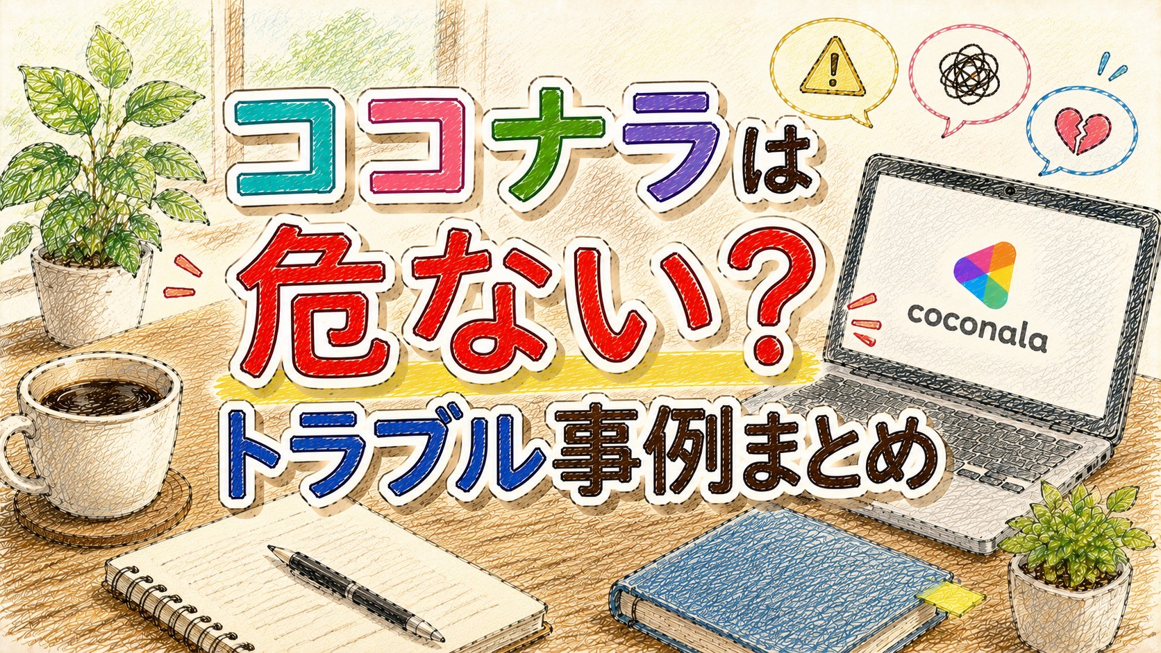 ココナラは危ない？トラブル事例まとめ　