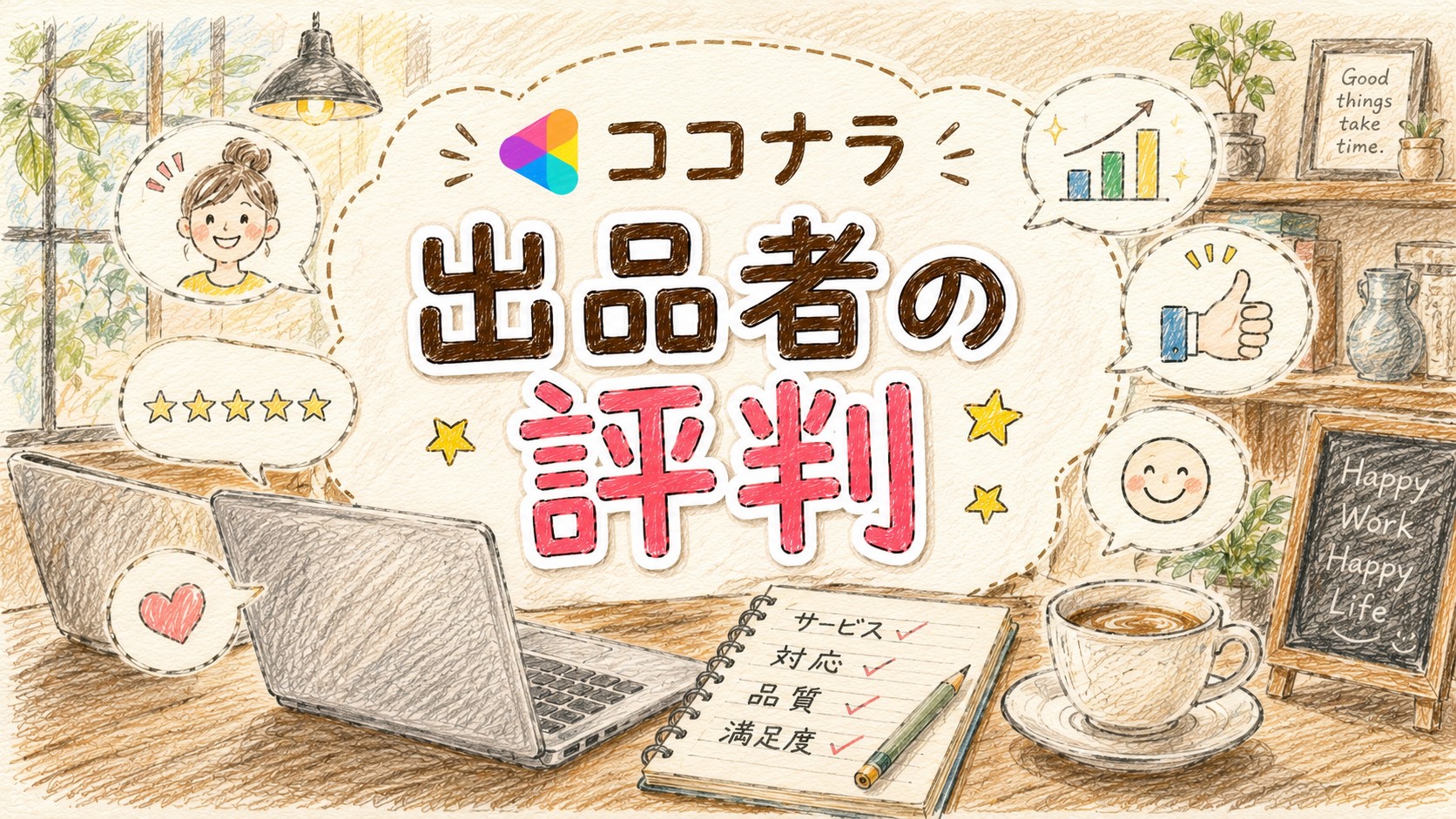 ココナラ出品者の評判