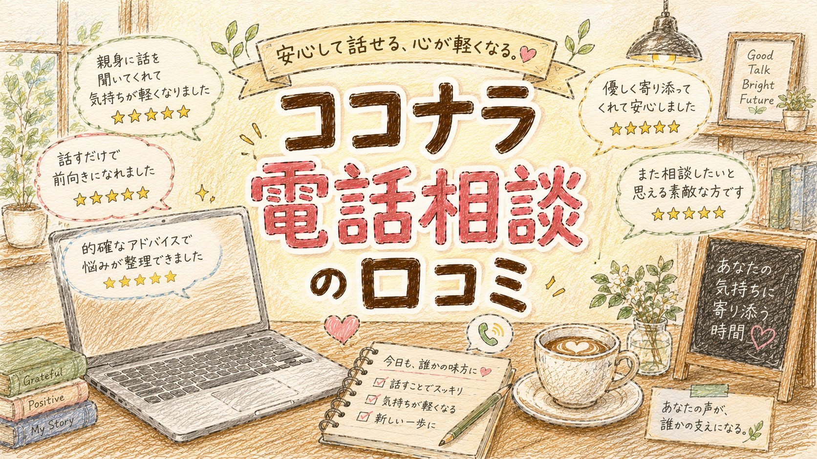 ココナラ電話相談の口コミ