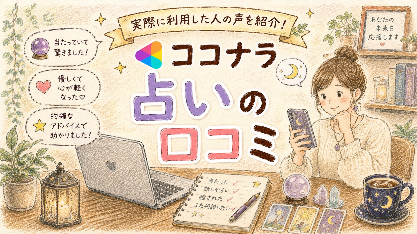 ココナラ占いの口コミ